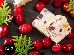 [埕憶菓子工坊] 法式雪雲千層派-家圓禮盒:BA5款小紅莓 24入 (奶蛋素) 1盒